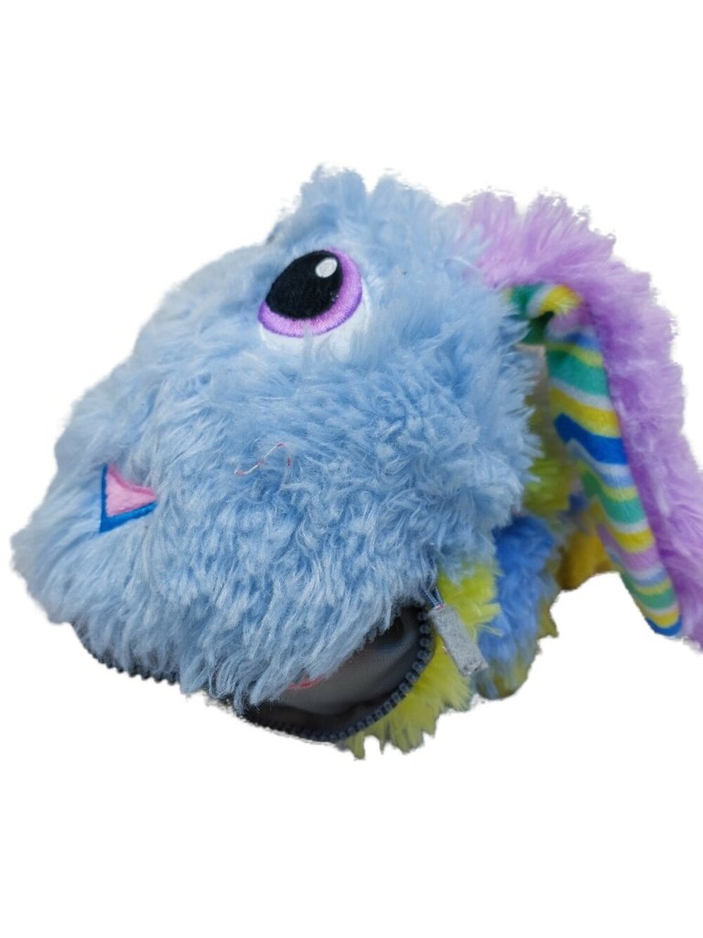 Stuffies Zipper Puppy Dog Multi Color 9" Plush Stuffed Animal Toy blue 2014